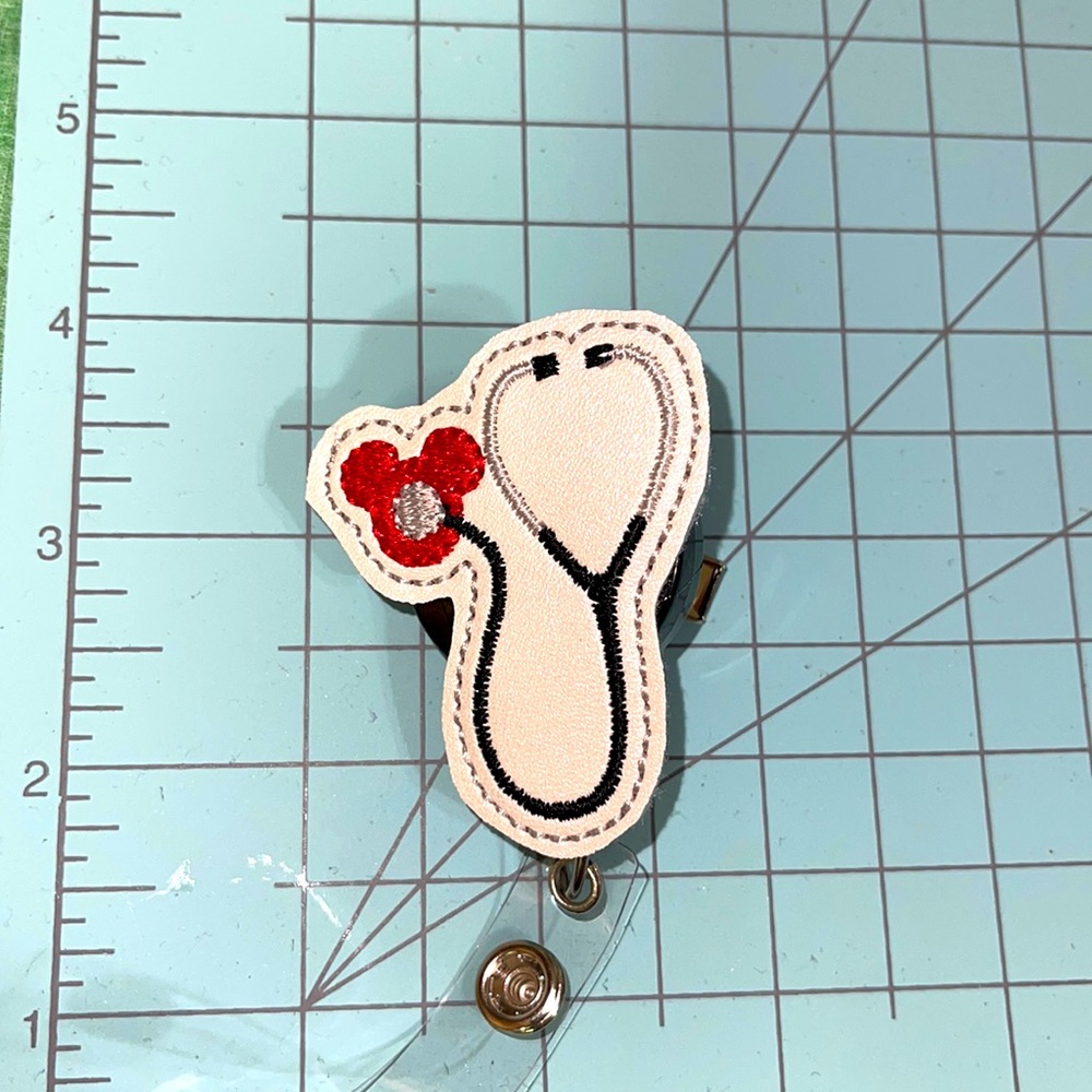 Medical Badge Reel stethoscope mouse